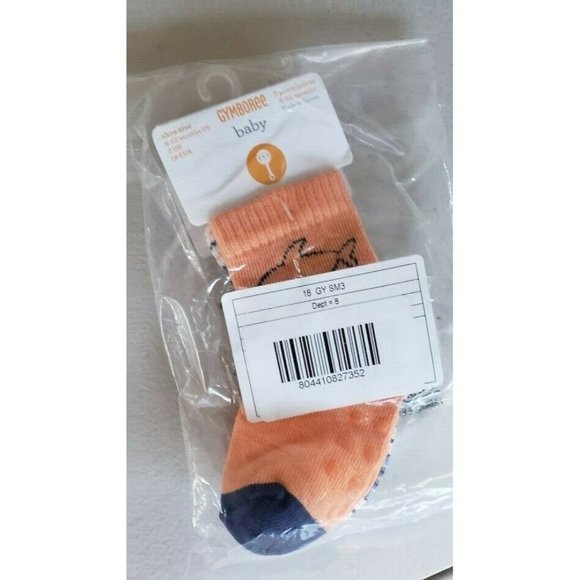 Gymboree Baby Boys 2-Pack Shark and Stripe Socks - Picture 2 of 4
